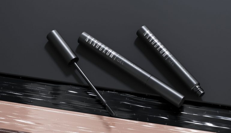 máscara em gel para sobrancelhas