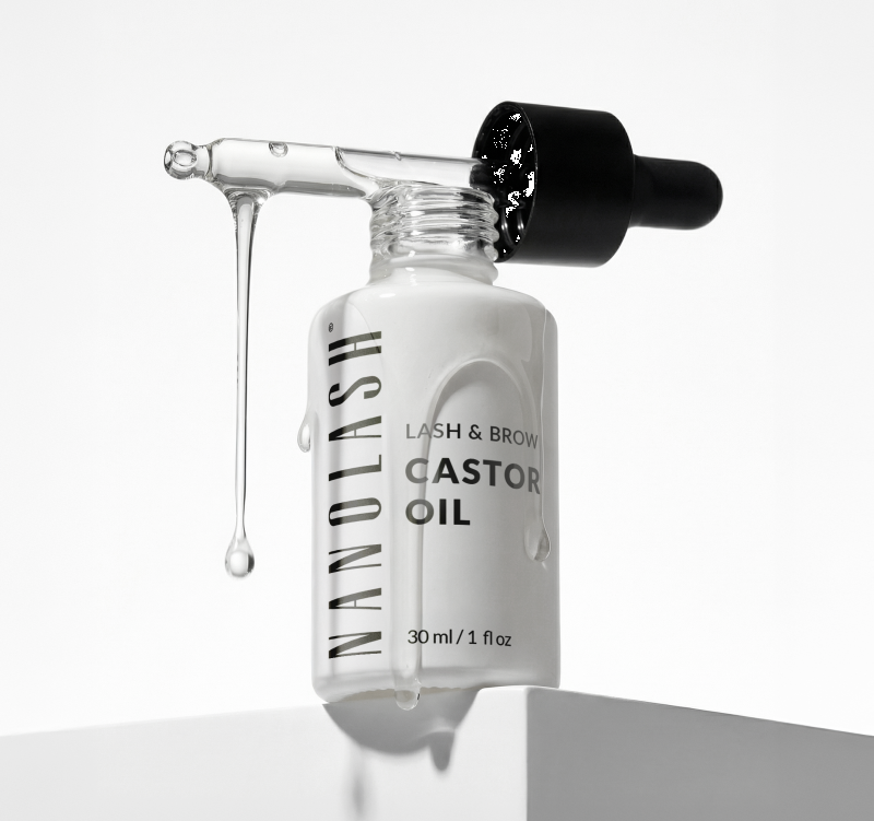 óleo de rícino puro nanolash